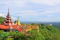 Su Taung Pyai Pagoda And Mandalay Cityscape, Mandalay, Myanmar