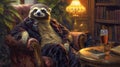 Suave sloth in a