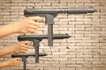Sub-machine gun Royalty Free Stock Photo