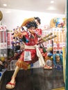 SUBANG JAYA, MALAYSIA - 20 September 2020 : Upclose a Luffy Toys character for sale in toy shop.