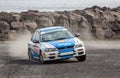 Subaru Impreza Rallycar Royalty Free Stock Photo