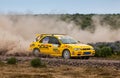 Subaru Impreza Rallycar Royalty Free Stock Photo
