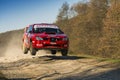 Subaru Impreza WRX STI competes at the annual Rally Galicia