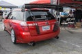 Subaru Legacy Wagon on display