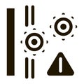 subcutaneous viruses icon Vector Glyph Illustration
