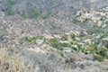 Wildland urban interface Southern California Royalty Free Stock Photo