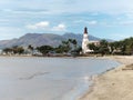 Subic Bay Philippines beach lighthouse Royalty Free Stock Photo