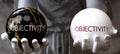 Subjectivity or Objectivity - decide between two options Royalty Free Stock Photo