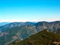 A sublime, attractive view of the Himalaya in Nainital, Uttarakhand, India Royalty Free Stock Photo