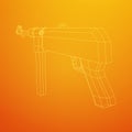 Submachine gun german MP 40 world war 2 firearms pistol