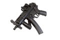 Submachine gun MP5 isolated Royalty Free Stock Photo