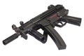 Submachine gun MP5 isolated Royalty Free Stock Photo