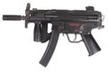Submachine gun MP5 isolated Royalty Free Stock Photo
