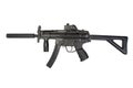 Submachine gun MP5 with silencer Royalty Free Stock Photo