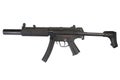 Submachine gun MP5 with silencer Royalty Free Stock Photo