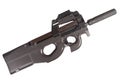 Submachine gun P90 - personal defense weapon Royalty Free Stock Photo