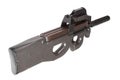 Submachine gun P90 - personal defense weapon Royalty Free Stock Photo