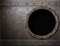 Submarine or battleship porthole steam punk metal