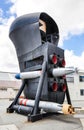 Submarine Bow: Torpedo Tubes and Sonar Dome