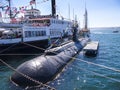 Submarine at the Festival of Sail Event in san Diego California Royalty Free Stock Photo