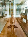 Submarine made by wood,ludhiana,india on 16 August 2019:Maharaja Ranjit Singh War Museum established 1999.