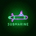 Submarine Neon Label