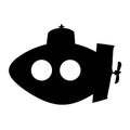 Submarine symbol icon