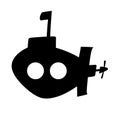 Submarine symbol icon