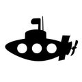 Submarine symbol icon