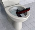 Submarine In Toilet