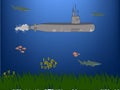 Submarine under water Royalty Free Stock Photo