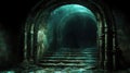 Submerged Steps to Mystery Royalty Free Stock Photo
