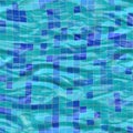 Submerged tiles Royalty Free Stock Photo