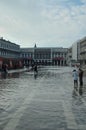 Submerged Venice square Royalty Free Stock Photo