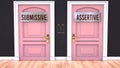 Submissive or Assertive - making a choice