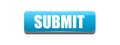 Submit button blue Royalty Free Stock Photo