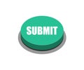 Submit button green Royalty Free Stock Photo