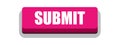 Submit button pink Royalty Free Stock Photo