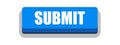 Submit button blue Royalty Free Stock Photo