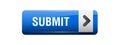 Submit button blue Royalty Free Stock Photo