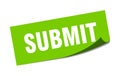 submit sticker. submit square sign. submit Royalty Free Stock Photo