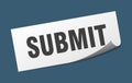 submit sticker. submit square sign. submit Royalty Free Stock Photo