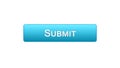 Submit web interface button blue color, electronic report, online declaration