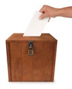 Submitting a Vote Royalty Free Stock Photo