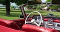 Subotica,Serbia-Jun 05,2016:Mercedes SL190 on Annual old timer public car show