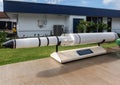 Subroc, anti submarine rocket at Pearl Harbor, Oahu, Hawaii, USA