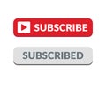 Subscribe button for web subscriber