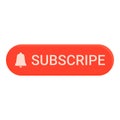 Subscribe form icon, cartoon style