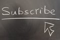 Subscribe Royalty Free Stock Photo
