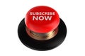 subscribe now push button Royalty Free Stock Photo